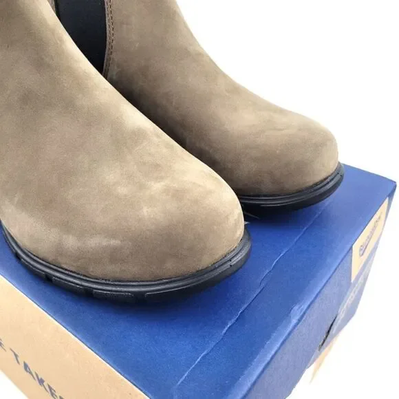 BLUNDSTONE 1974 Stone nubuck ankle womens chelsea boot US size 8.5 - Picture 2 of 16